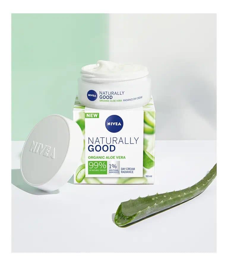 Crema NIVEA Naturally Good Radiance Aloe Vera 50 ml