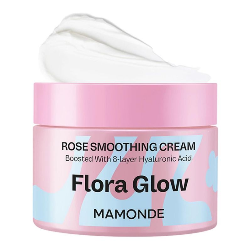 Crema Hidratante Facial MAMONDE Flora Glow de Rosa
