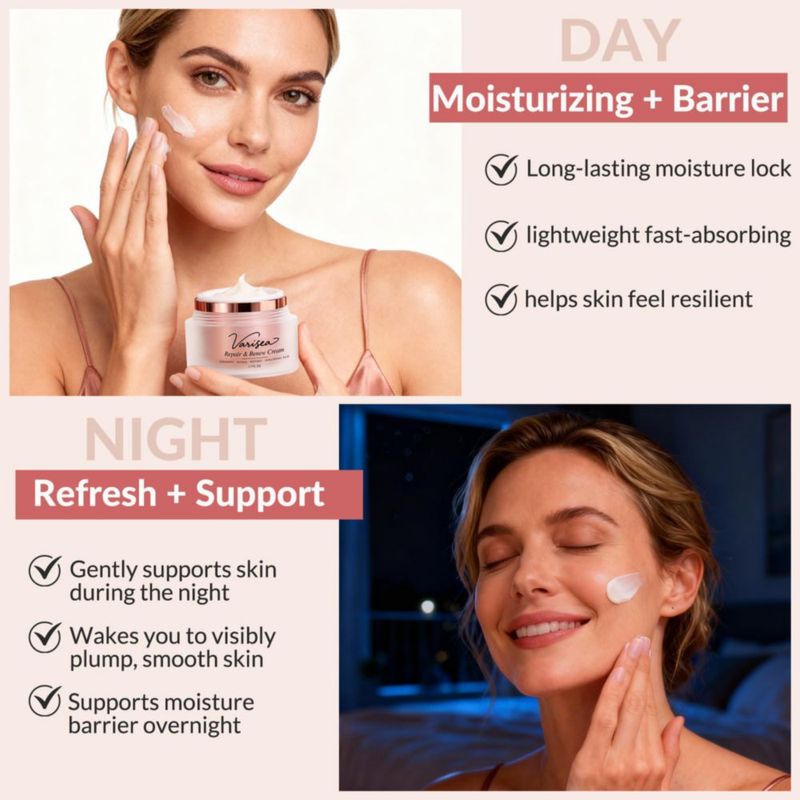 Crema Facial y para Cuello Anti-Edad con Retinol Varisea