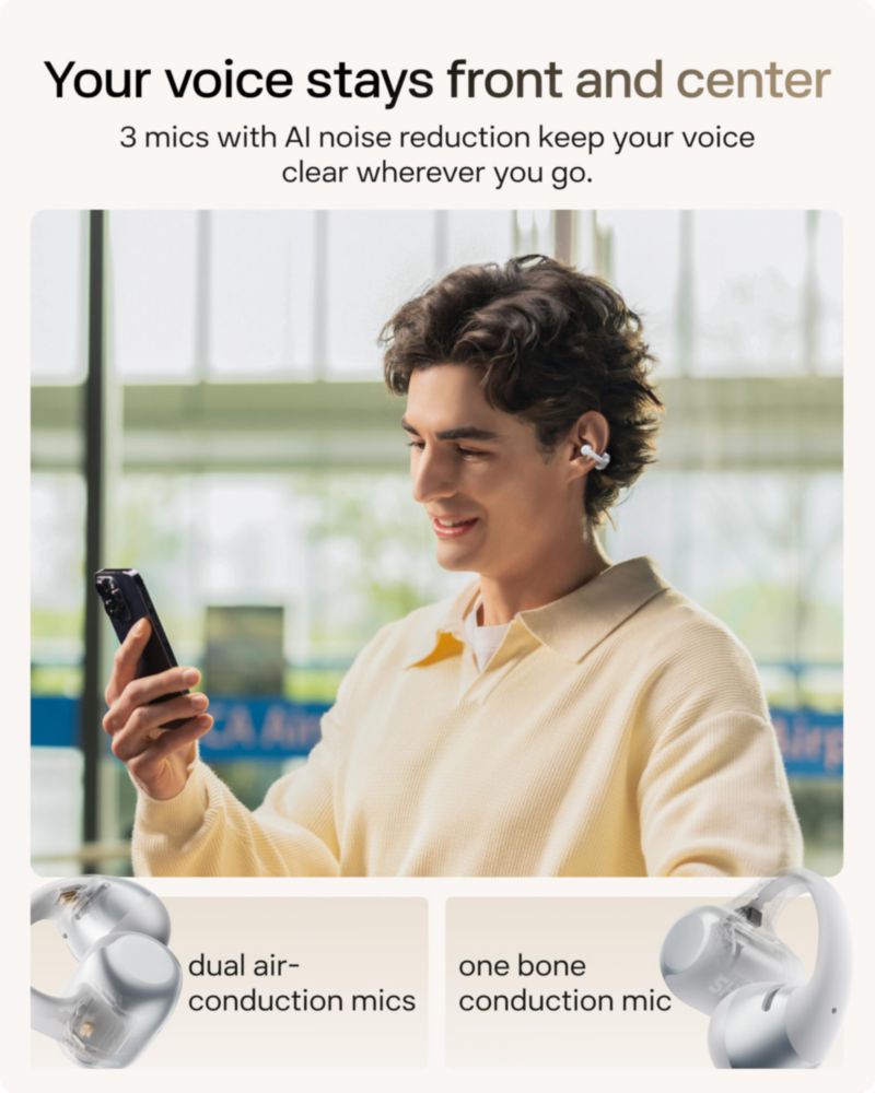 Audífonos SHOKZ OpenDots 2 Inalámbricos Bluetooth 40H IP57