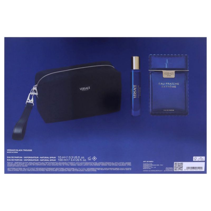 Set de Perfume Versace Eau Fraiche Extreme para Hombre 100 ml
