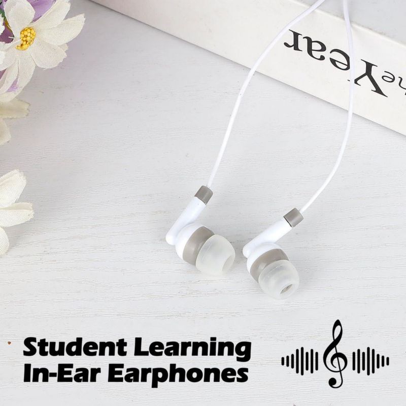 Audífonos con cable MENGLALA para niños 3.5 mm paquete de 100