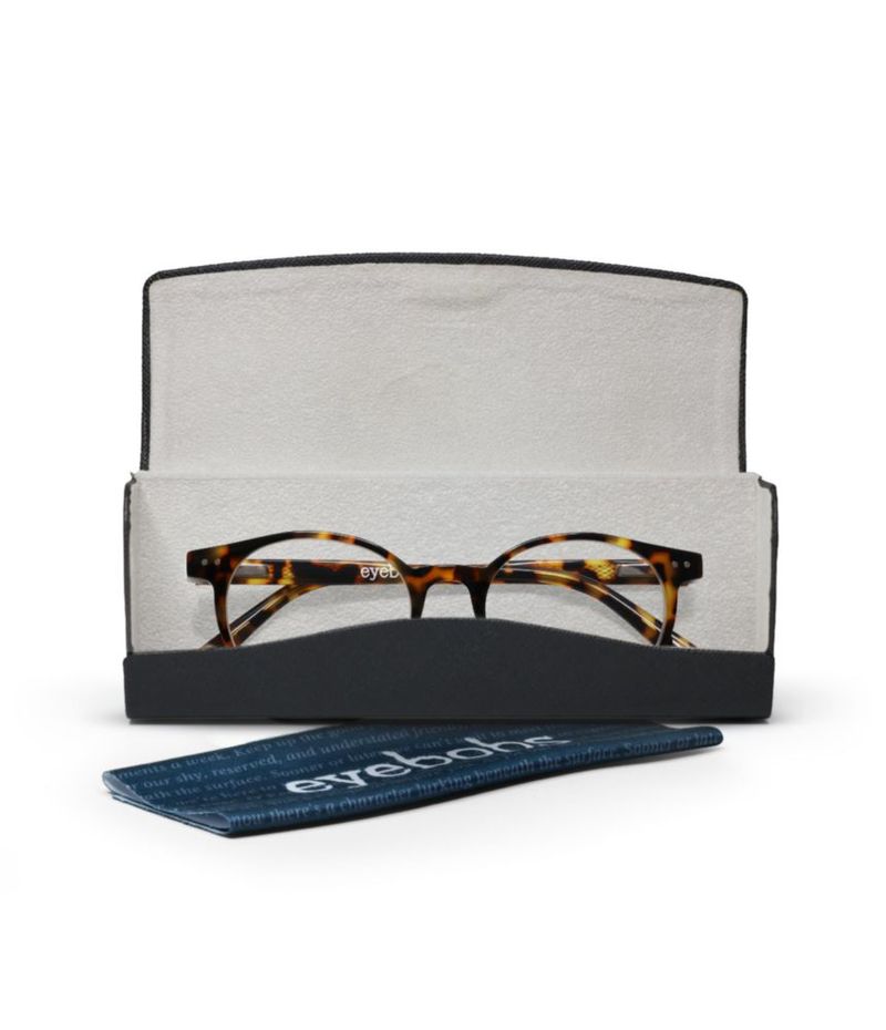 Lentes de Lectura eyebobs Case Closed Montura Redonda Negra
