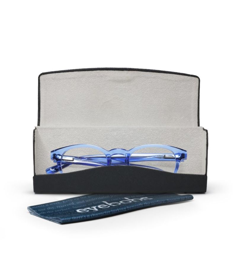Anteojos Correctivos eyebobs Clearly Blue Crystal 1.75x