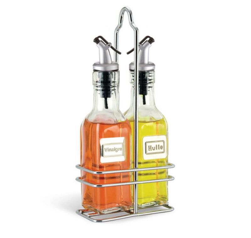 Set de Botellas Cuisinox para Aceite y Vinagre 175 ml con Picos Antigoteo