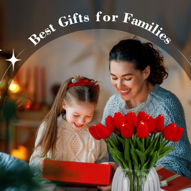 Tulipanes Artificiales HOMESEASONS 20 unidades con Luz LED 38 cm