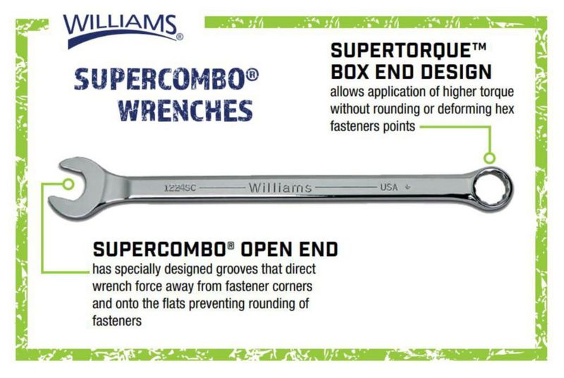 Llave Combinada Williams 1225MSC Super Combo 25 mm
