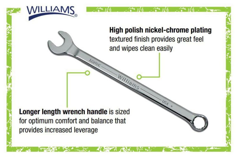 Llave Combinada Williams 1225MSC Super Combo 25 mm