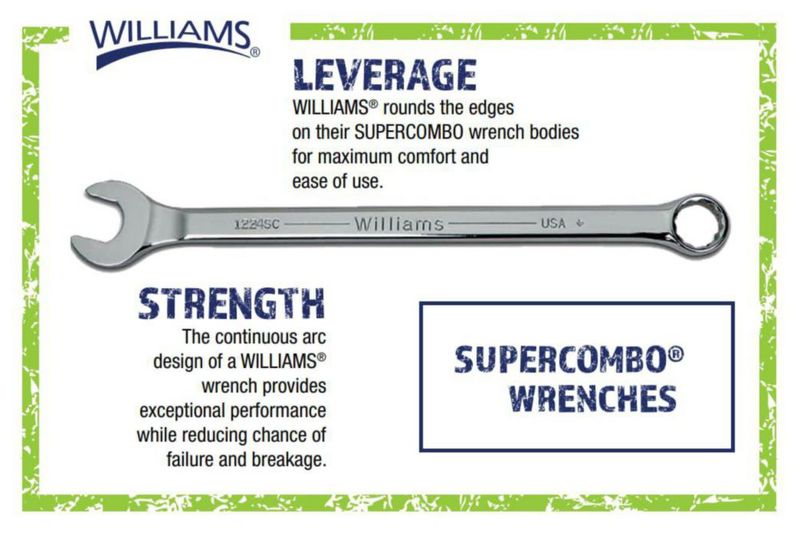 Llave Combinada Williams 1225MSC Super Combo 25 mm