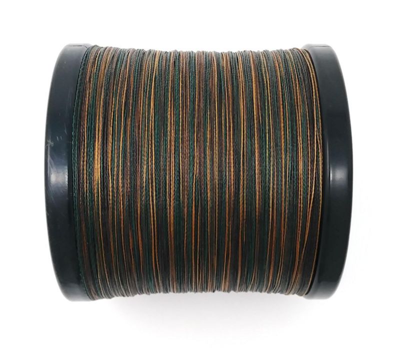 Línea de Pesca Trenzada Reaction Tackle 50 lb 457 m Camuflaje Verde