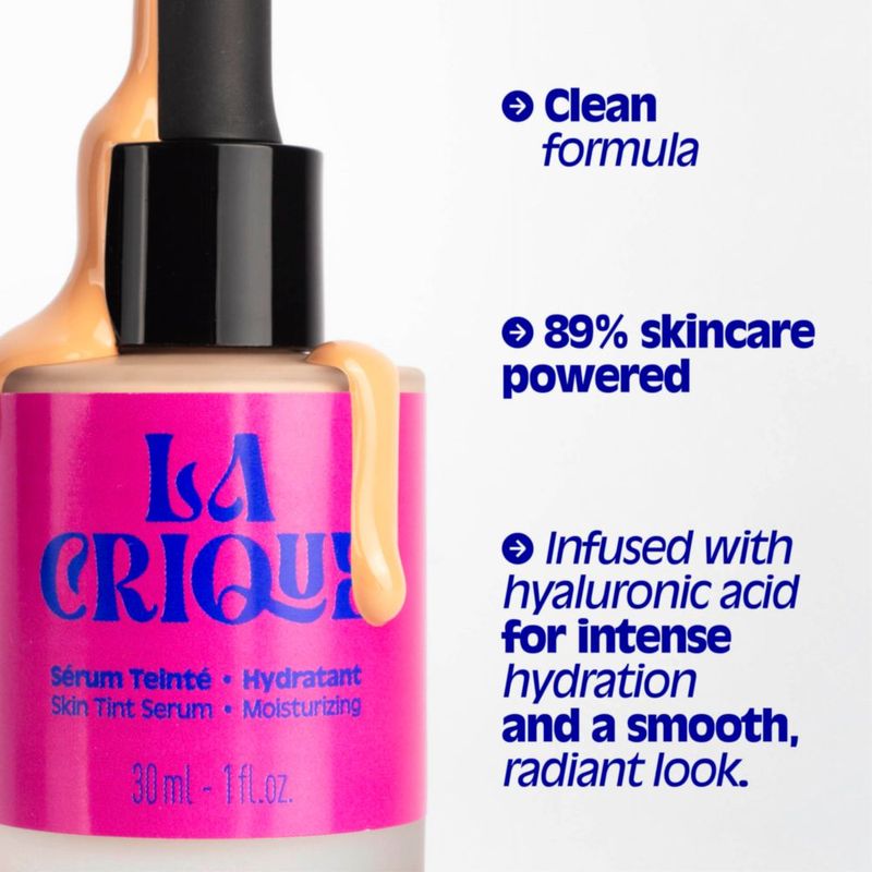 Base Serum Hidratante con Color LA CRIQUE 30ml Claro 02