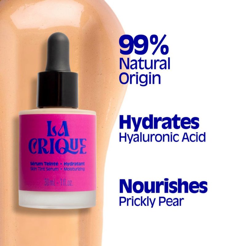 Base Serum Hidratante con Color LA CRIQUE 30ml Claro 02