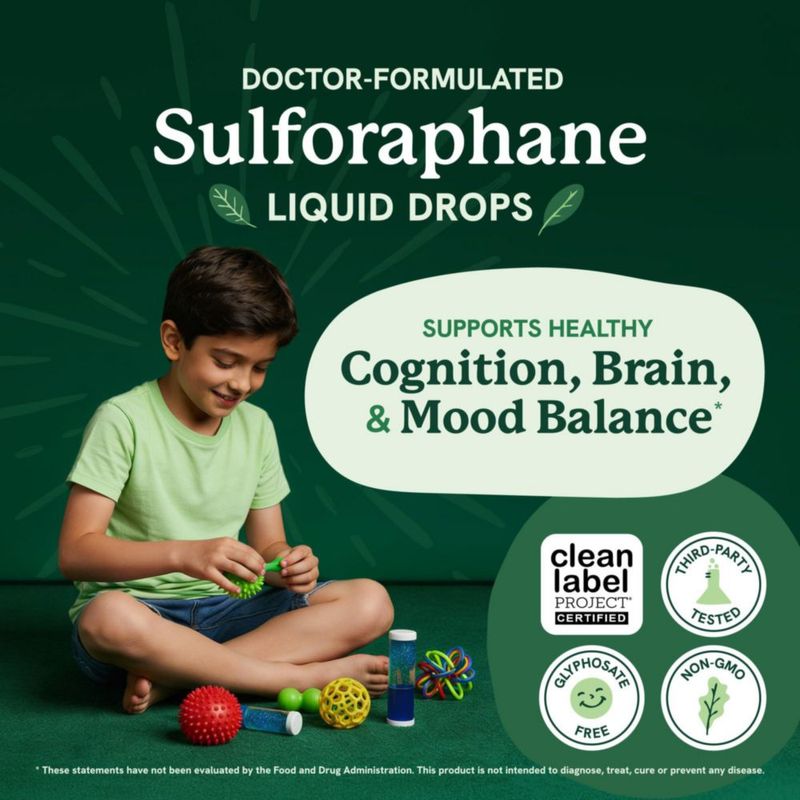 Suplemento Herbal SMNutrition Gotas Líquidas de Sulforafano 60 ml