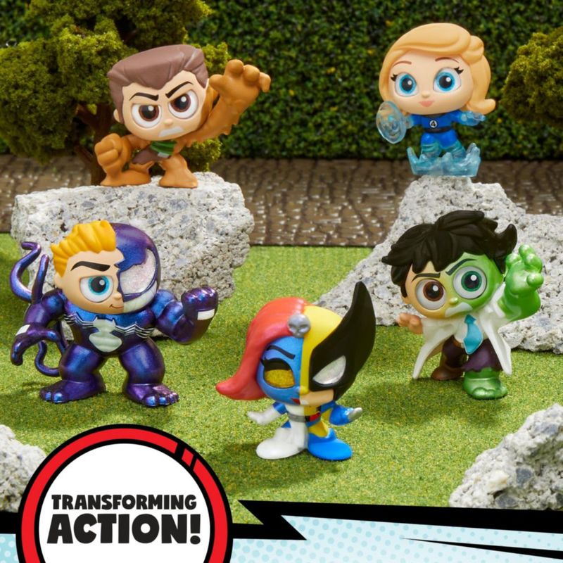 Figura de Acción Marvel Doorables Just Play 4-Pack Sorpresa
