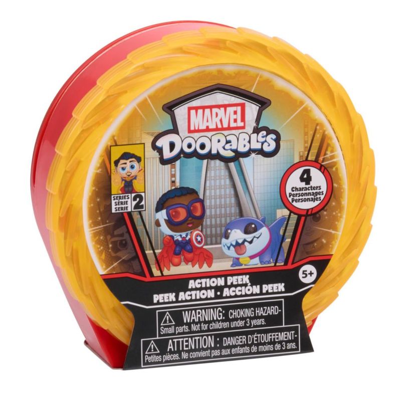 Figura de Acción Marvel Doorables Just Play 4-Pack Sorpresa