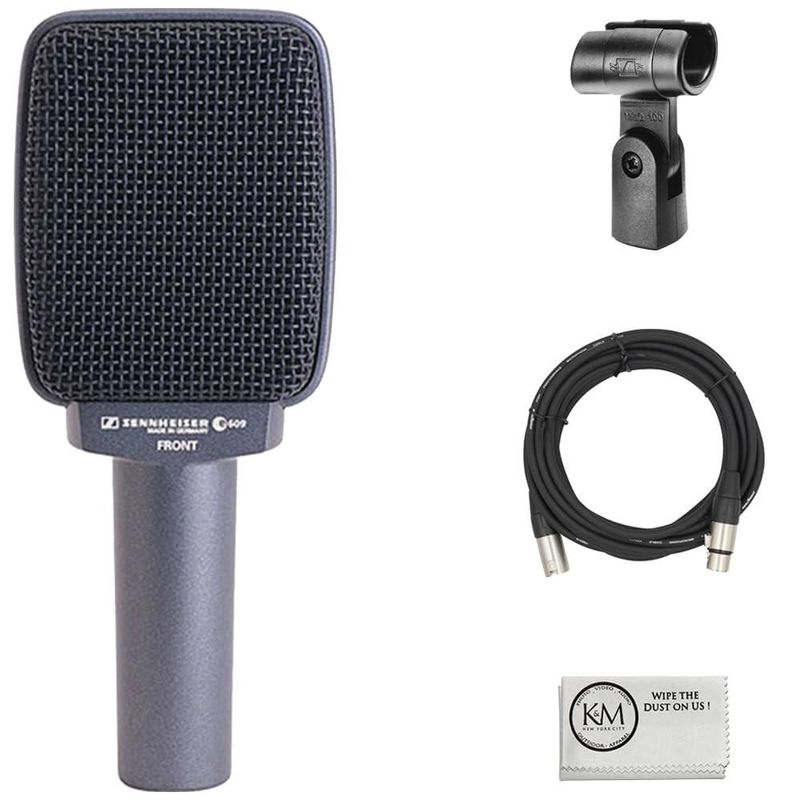 Micrófono para Instrumentos Sennheiser E609 Plata con Cable de 6 m