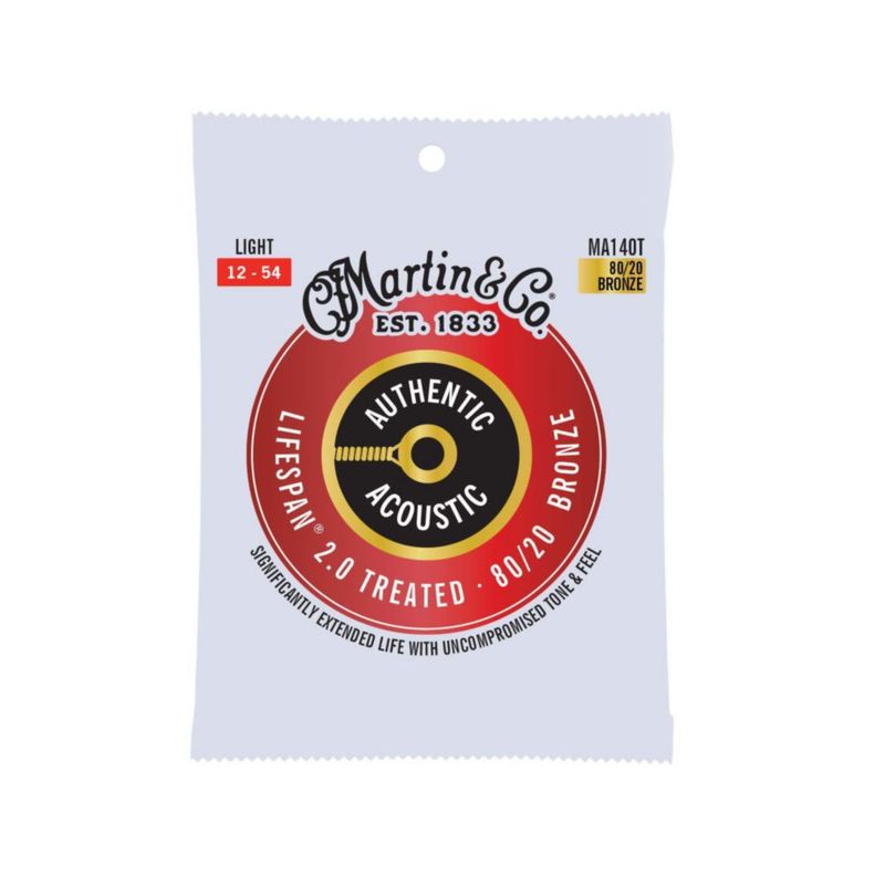 Cuerdas para guitarra Martin Authentic Acoustic Lifetime 2.0 Light