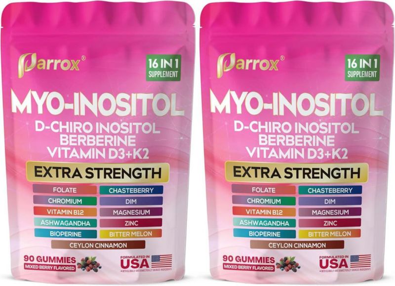 Gomitas Vitaminadas Parrox Myo-Inositol Berberina 2 Paquetes