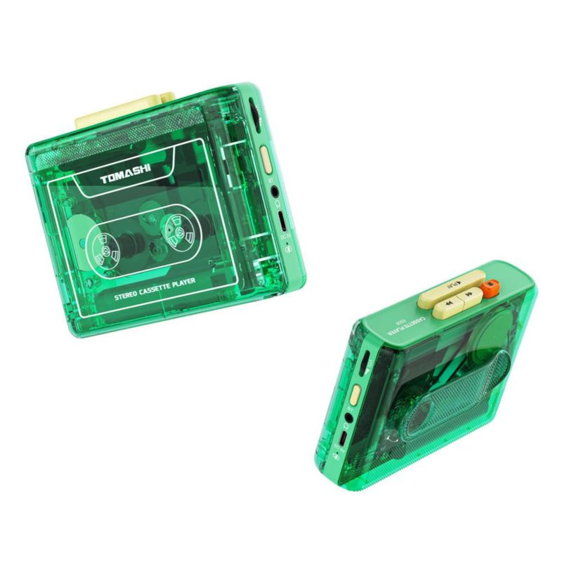 Reproductor de Casetes TOMASHI con Bluetooth y Carga Tipo-C