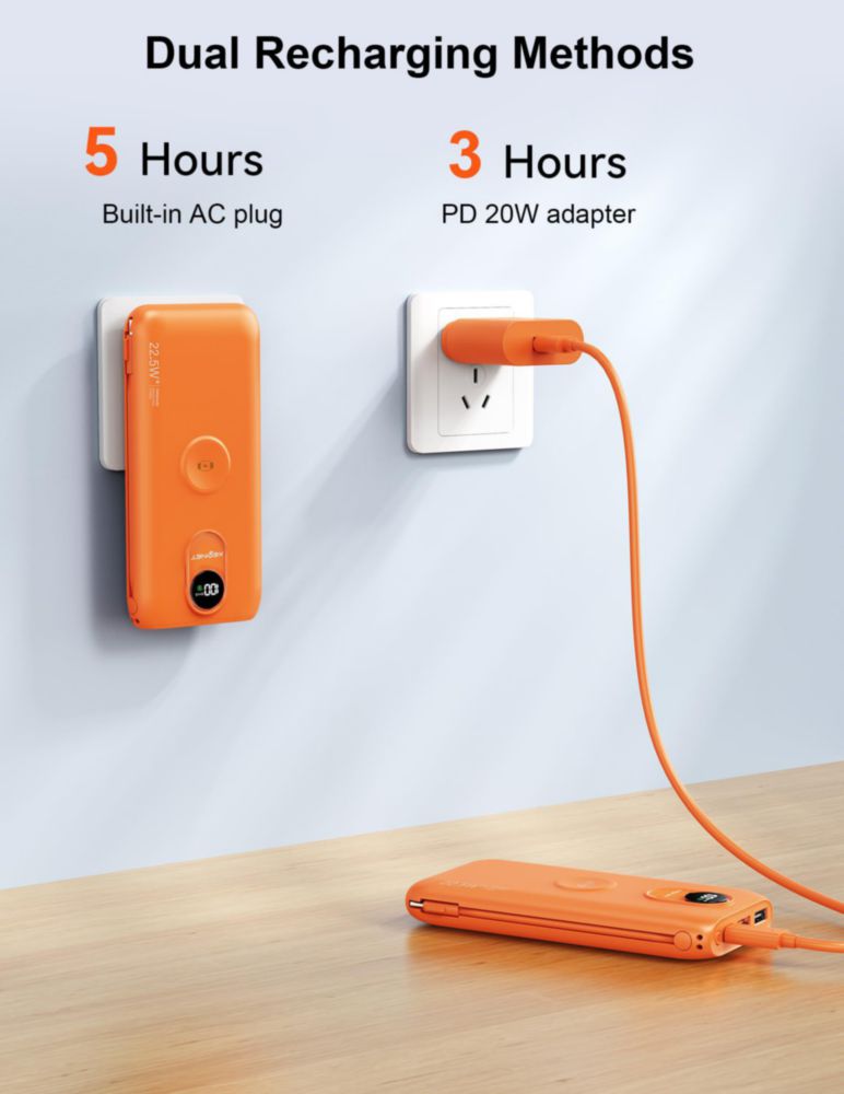 Power Bank XEGNER 10000mAh 20W Inalámbrico para iWatch