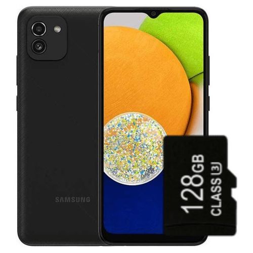 Samsung Galaxy A03 Dual 64GB 4GB Ram Negro+ Memoria SD 128GB