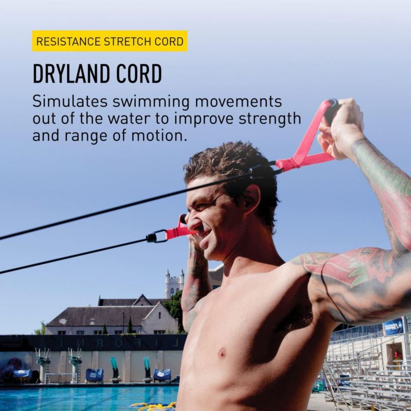 Banda de Ejercicio FINIS Dryland Stretch Cord Resistencia Fuerte Roja