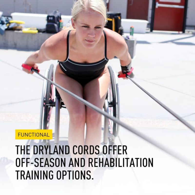 Banda de Ejercicio FINIS Dryland Stretch Cord Resistencia Fuerte Roja