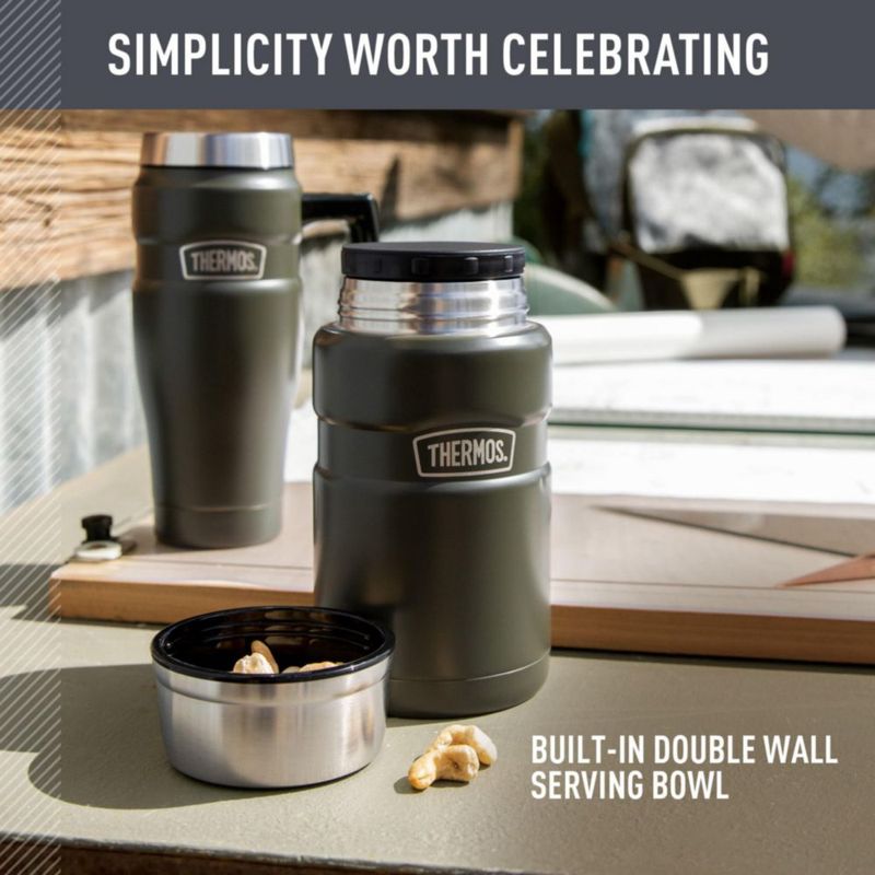 Termo Thermos Stainless King para Comida 710 ml Acero Mate