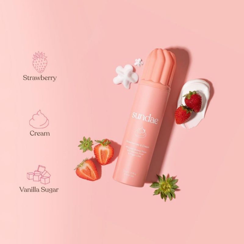 Espuma de Ducha Batida Body Wash Sundae 265 ml Fresa