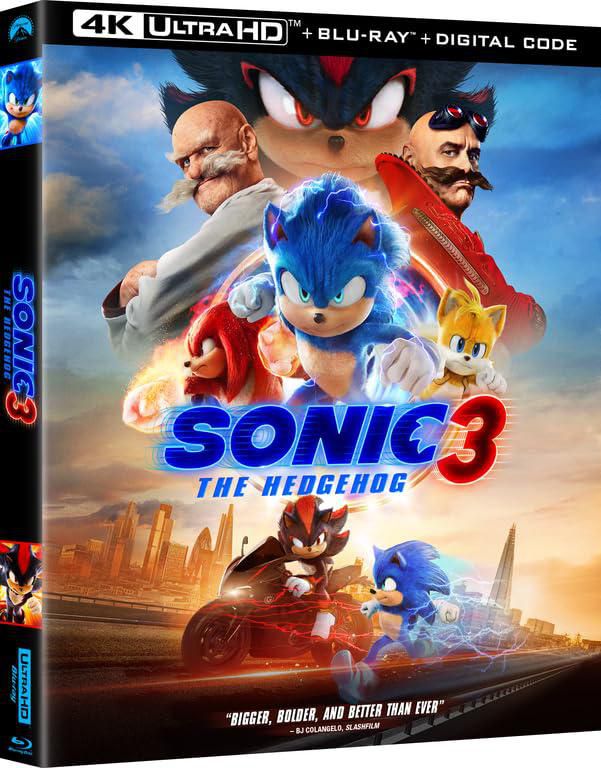 DVD Paramount Sonic The Hedgehog 3 4K UHD Blu-Ray