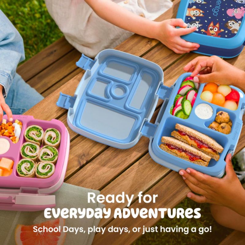 Porta Comidas Bentgo Bluey para Niños con 5 Compartimentos a Prueba de Fugas