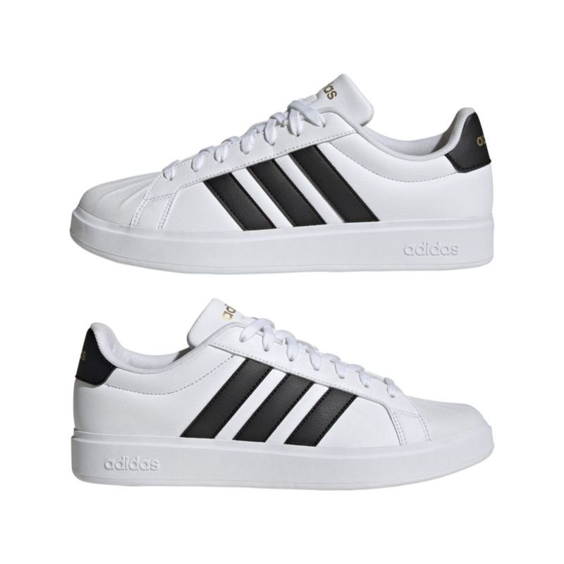 Zapatillas adidas Streetalk para Hombre Blancas con Negro y Dorado Sintético