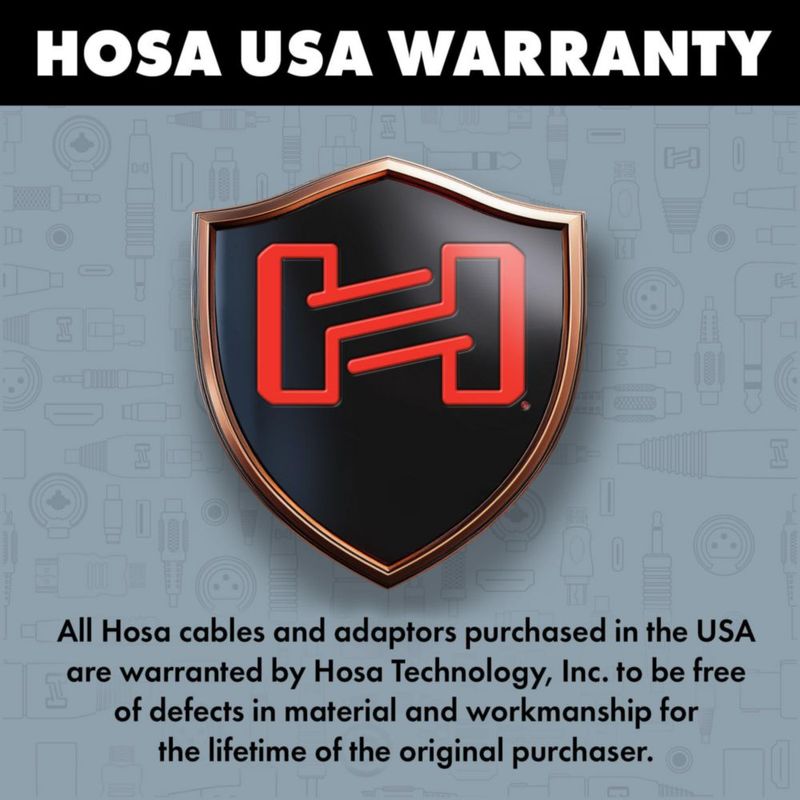 Cable en Y Hosa YPR-131 de 1/4 pulgadas TSF a RCA dual