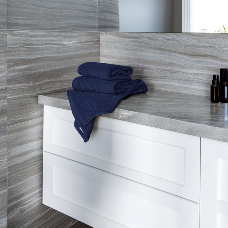 Paquete de 6 Toallas de Mano Tens Towels Algodón Marino 41x71 cm