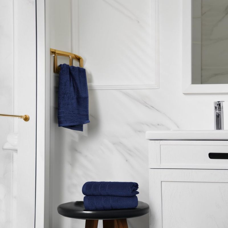 Paquete de 6 Toallas de Mano Tens Towels Algodón Marino 41x71 cm