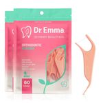 Hilo Dental Dr. Emma Ortodóntico con Sabor a Menta 120 Unidades