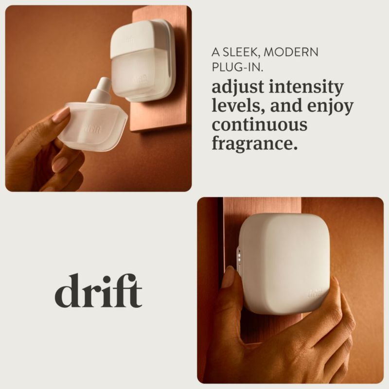 Difusor de Aroma Eléctrico Drift Home Scent Ajustable Enchufable Manzana