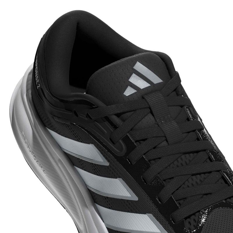 Zapatillas adidas Response 2 para Mujer Running Negro Plata Talle 8