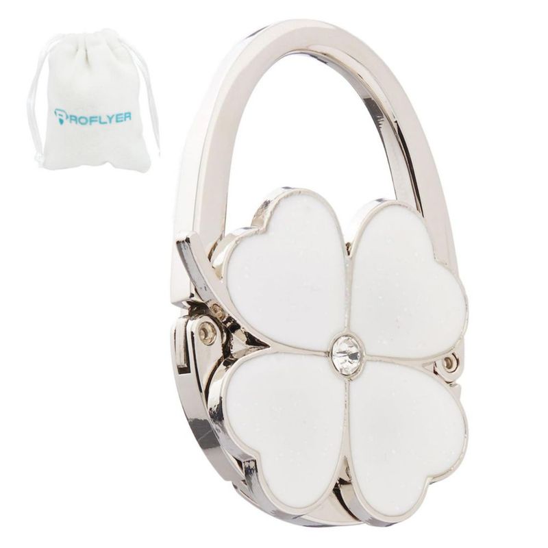 Gancho Temporal Plegable para Bolso ROFLYER Diseño Trébol