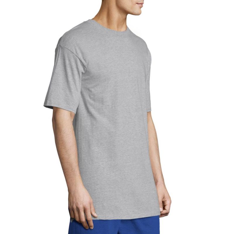 Remera Hanes Beefy Tall 2-Pack Acero Claro 3XL