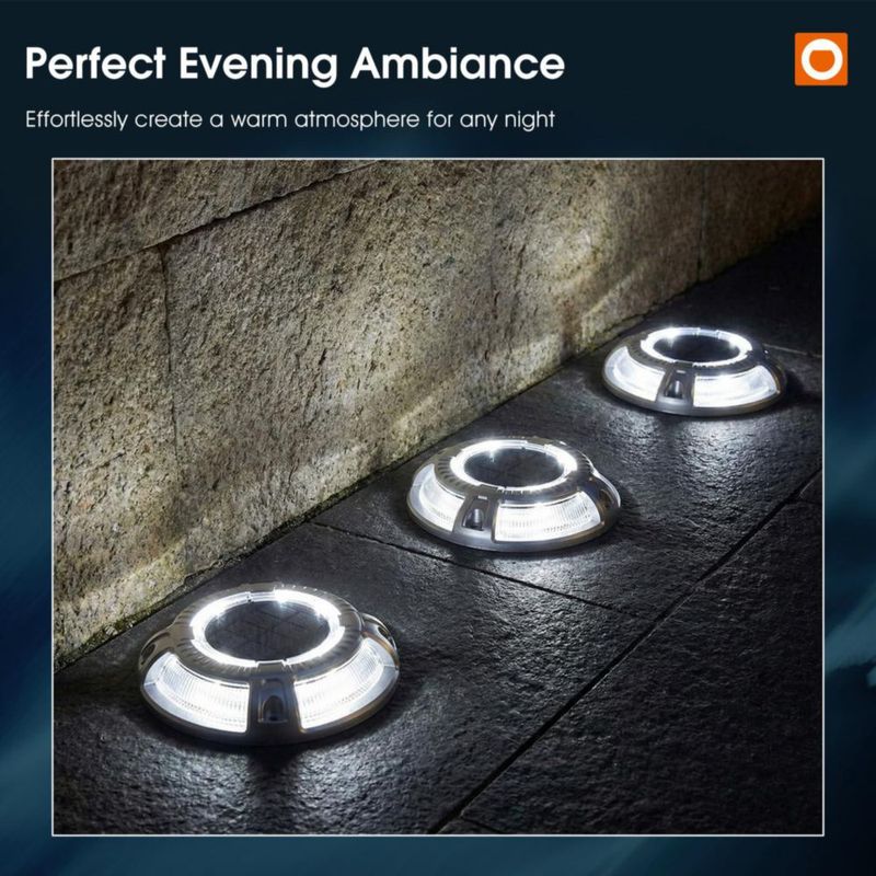 Luminaria Solar addlon para Muelle 12 Paquetes Impermeable