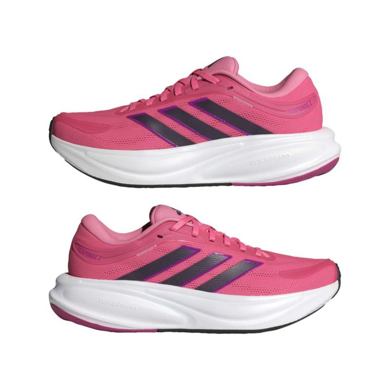 Zapatillas adidas Response 2 para Mujer Running Rosa Talle 7