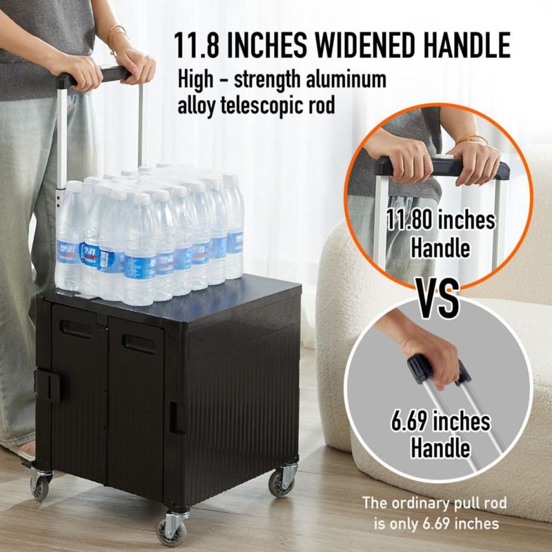 Carrito Utility SUBICOO Plegable con Caja y Tapa