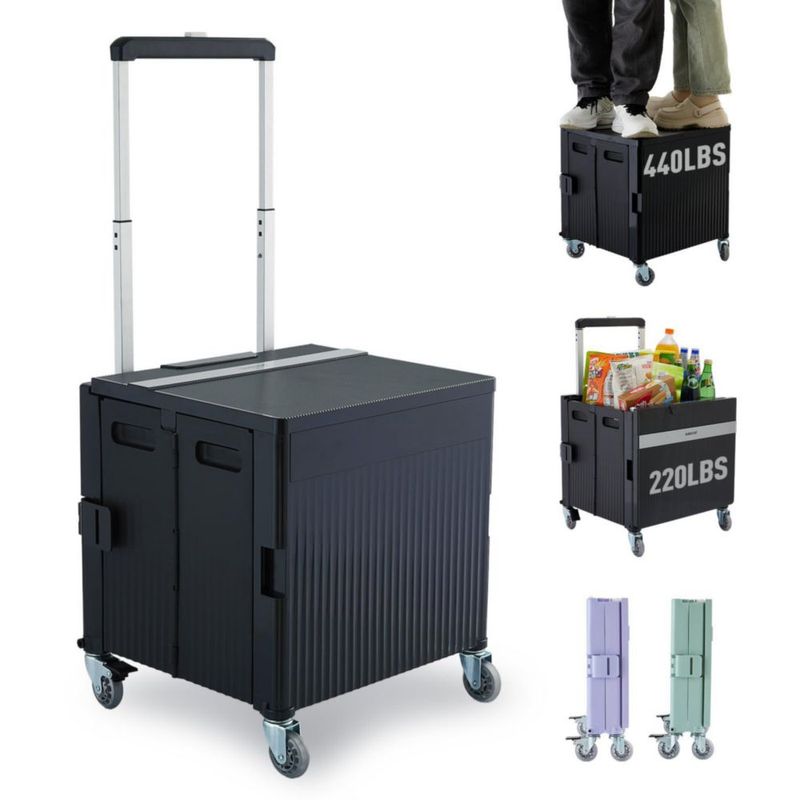 Carrito Utility SUBICOO Plegable con Caja y Tapa
