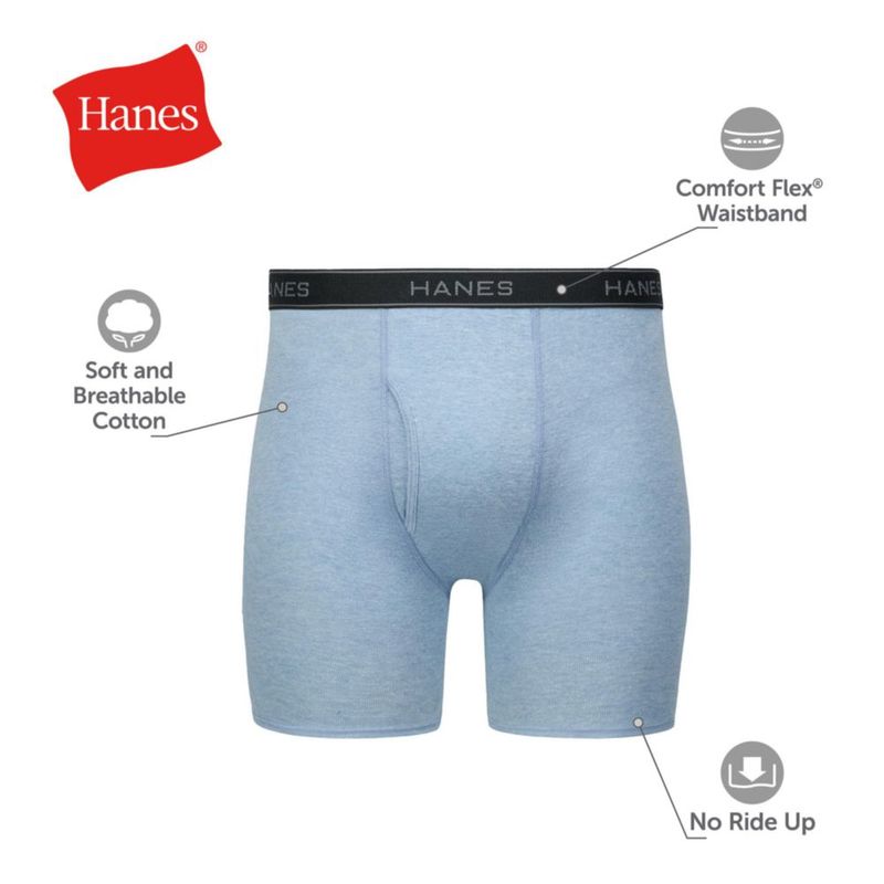 Calzoncillos bóxer para hombre Hanes de algodón paquete de 12