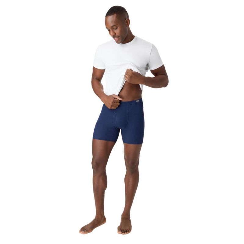 Calzoncillos Hanes 6 Pares de Bóxers de Algodón con Tecnología Antitranspirante