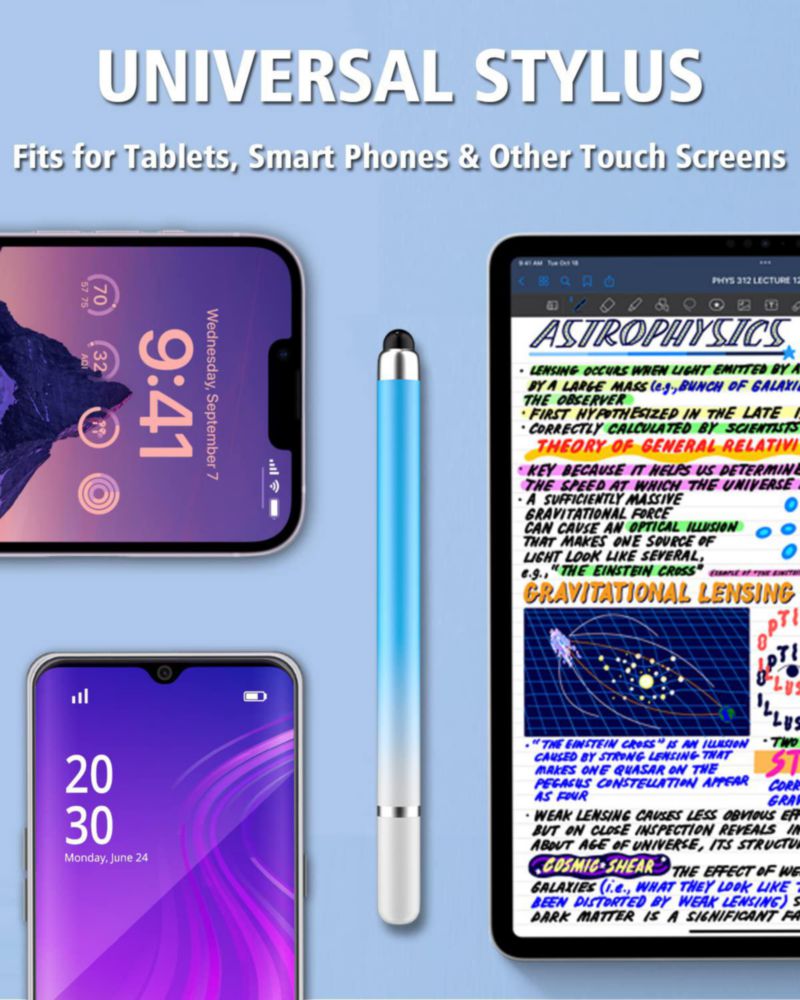 AmberVec Pack de 5 Stylus Universales 2 en 1