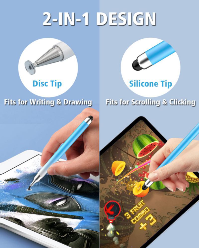 AmberVec Pack de 5 Stylus Universales 2 en 1