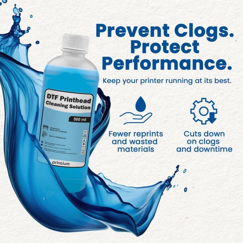 Solución de Limpieza Printium para Cabezal DTF 500 ml Pack 2