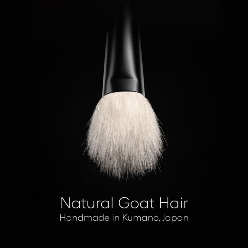 Brocha Cosmética rephr Shodō 05 de Pelo Natural de Cabra en Ángulo